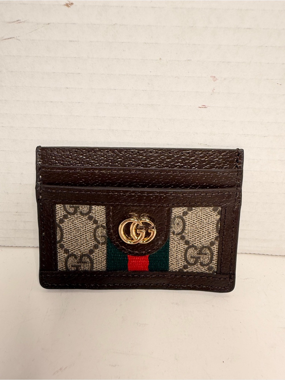 Gucci Ophidia GG Supreme Canvas Card Case Wallet